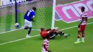 Carl Ikeme Goalkeeping Blunder (Leicester City v. DONCASTER ROVERS) 07.04.2012