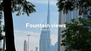 FOUNTAIN SHOW DUBAI - Tour and View with  Millions of tourists visit this place every day