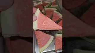 Freeze drying watermelon