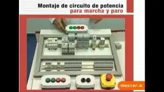 Montaje de circuito de potencia para marcha y paro - MasterD