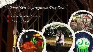 ✨ Arkansas Christmas Magic | Garvan Woodland Gardens Holiday Lights & New Year Trip Vlog Episode One