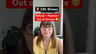 DOT Drug Test Refusal Explained 🚛 | CDL Drivers