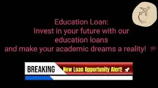 Breaking News: New Loan Opportunity Alert - Mansa Enterprises