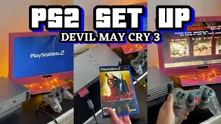 Devil May Cry 3 special edition PS2 | intro + short gameplay | PlayStation2 aesthetic asmr sounds 🩶