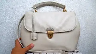 80s Off White Picard Bag for Sale - Leather Shoulder Bag Made in Germany
