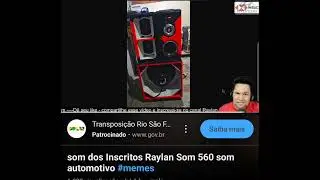 Olha a empolga&ccedil;&atilde;o do @RAYLANSOM ouvindo @XandAviao na minha caixa Bob Fundo De Quintal #viral