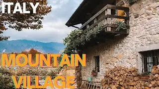 Walking Tour an Italian Mountain Village 🇮🇹 | Nature, Peace & Homemade Food
