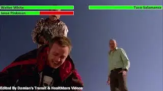Walter White & Jesse Pinkman vs. Tuco Salamanca with healthbars