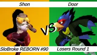 SloBroke REBORN #90 – Melee Singles LR1 – Shon ⟮Sheik⟯ vs Door ⟮Falco⟯