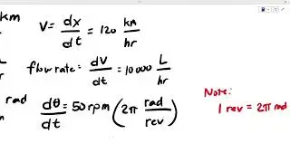 Application of Differential Calculus: Related Rates