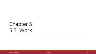 5.3 (lesson + Problem solving) Work