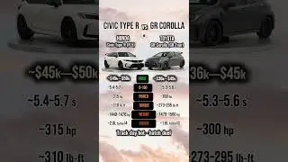 Civic Type R vs GR Corolla - Track Day Hot-Hatch Duel