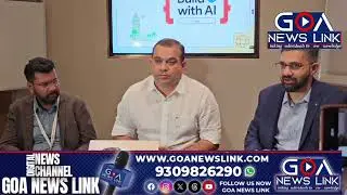 Minister Rohan Khaunte along with organizers of Build with AI Goa's First AI conference