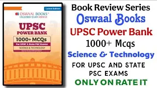 Oswaal UPSC Power Bank Science and Technology Book Review | UPSC Science and Technology By Oswaal