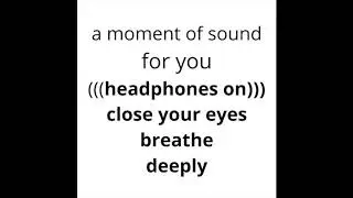Live Sound Meditation, Voice + Singing Bowl