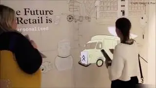 Interactive Projected Touch Wall