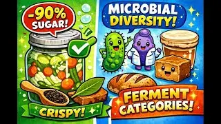 Vegetable Ferments (Sugar Reduction, Tannins & Capping) | Microbial Diversity and Ferment Categories