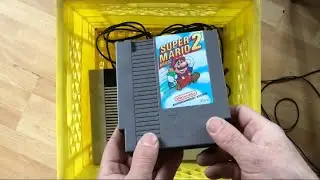 ASMR unboxing Nintendo NES, plus Sega games (tracing)