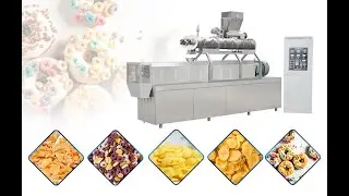 How to make corn flake/Corn flake production line/Corn flake machine/Whatsapp:+86 18963066962