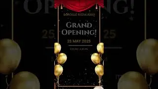 Business Opening Invitation Video | Digital Store Launch Invite 🚀