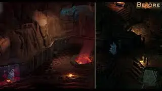 The Book of Aaru Development ☥ Tutorial light retouch time comparison