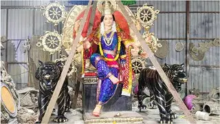 Sri Chowdhary Art's Unique Durga Mata Aagman 2025 | Mumbai Durga Mata Idols At Hyderabad | Navaratri
