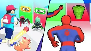 Monster Pocket Run Building | Mashup Hero / All Level Gameplay: Android,iOS