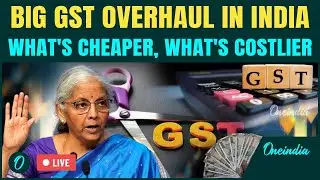FM Nirmala Sitharaman LIVE: Announces Major GST Overhaul - What Changes for You on September 22?