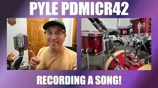 Pyle PDMICR42 Retro Microphone - Recording a full song using only this Mic!