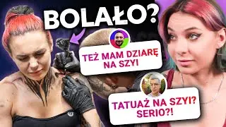 Robiłam TATUAŻ NA SZYI PRZEZ 3 DNI Z RZĘDU!