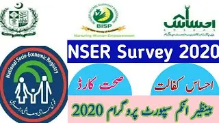 How To Register NESR Survey 2020 | NESR Survey | Ehsaas Programme 2020 by Jobs of the Day