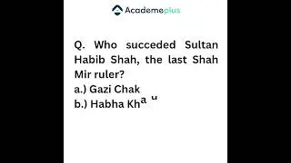 J&K-GK MCQs #jkssb #jobs #jkpsc #kashmir #jammukashmir