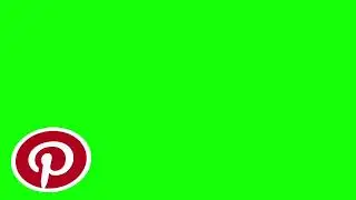 Pinterest Logo Green Screen