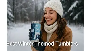 ❄️ Рождественский зимний стакан Whaline объемом 40 унций | Лучшие стаканы на зимнюю тематику ❄️