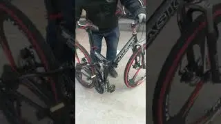 26 inch mountain bike 21 speed Folding mountain bicycle double disc brake bike folding mountain bike