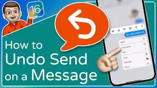 Undo iMessage Disasters with iOS 16