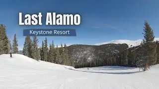 Skiing Last Alamo on North Peak - Keystone Ski Resort - GoPro POV