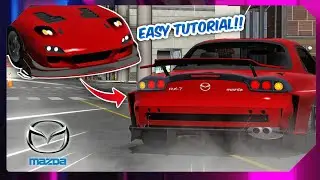 Mazda RX-7 Tutorial Logo & Simple Build - Car Parking Multiplayer