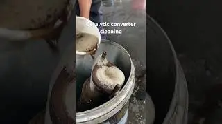 CATALYTIC CONVERTER CLEANING #automobile #mechanic #maintenance #catalytic #cleaning