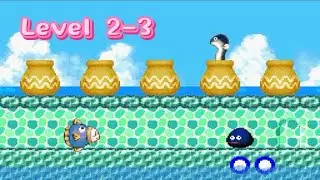 Kirby&rsquo;s Dream Land 3 &ndash; Level 2-3 Heart Star (Eel Mini-Game)