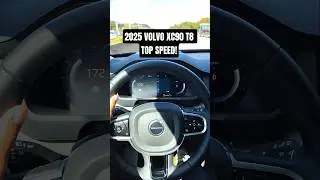 2025 Volvo XC90 T8 AWD PHEV (310+145 PS) TOP SPEED on Autobahn #autobahn #shorts #volvo #xc90