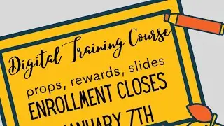 Manycam Kindergarten Course, FREEbies, Raffle