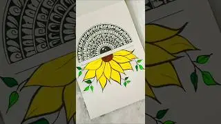Simple Mandala art 🎨 #ytshorts #mandalaart #mandala