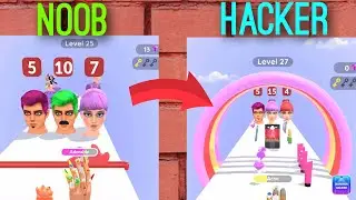 NOOB vs PRO vs HACKER - Hand Evolution Runner