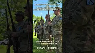 Connecticut's Governor's Guards and Georgia State Defense Force Honor Fallen Heroes on Memorial Day