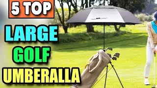 Best Golf Umbrella Large Compact Windproof for Wind and Rain Sun Protection
