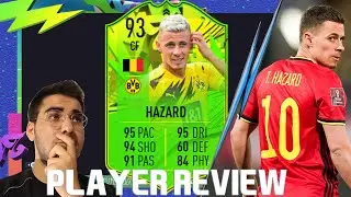 BETTER THAN HIS BROTHER🙄?! INSANE 93 RATED FOF THORGAN HAZARD PLAYER REVIEW! FIFA 21