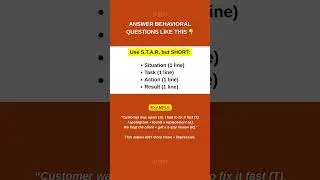 Answer Behavioral Questions Like This Instead 👇 | Interview Tips 1