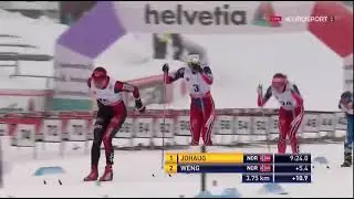 2015/16 fondo 7,5+7,5 km skiathlon donne Lahti - Johaug, Weng, Oestberg