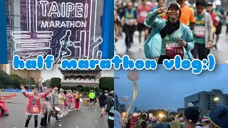 TAIPEI HALF MARATHON (21.0975KM) 2020 VLOG | MY FIRST HALF MARATHON
